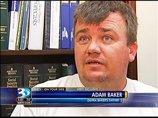 Adam Baker during Monday's interview.