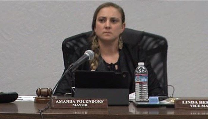 Not only is Amanda Folendorf the youngest mayor Angels Camp, CA, has ever had, she’s the first deaf female mayor in the United States. (Source: KTXL/CNN)