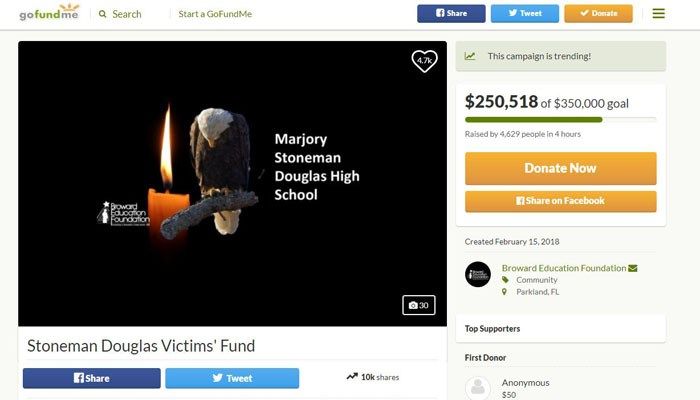 The GoFundMe campaign was started by the Broward Education Fund. (Source: GoFundMe)