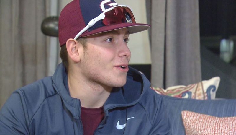 Texas Wesleyan head coach Mike Jeffcoat responded to Gavin Bell's (pictured) email, but his response wasn't what the 18-year-old expected. (Source: KCNC/CNN)