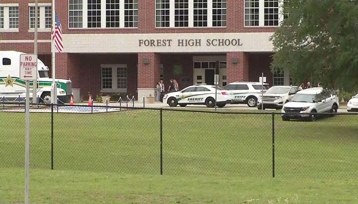 A school shooting Monday morning at Forest High School in Ocala, FL, injured one student. (Source: WKMG/CNN)