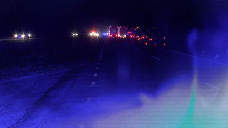 The crash happened at approximately 9 p.m. on Savannah Highway in Adams Run. (Source: Live 5)