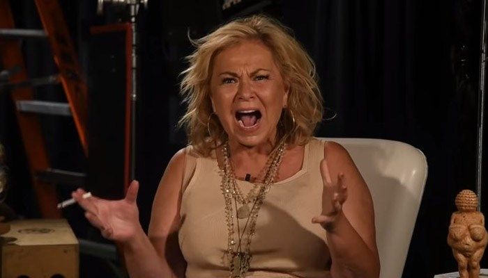 Roseanne Barr screamed the explanation of her racist tweet in a YouTube video released Thursday evening. (Source: Roseanne Barr/YouTube)
