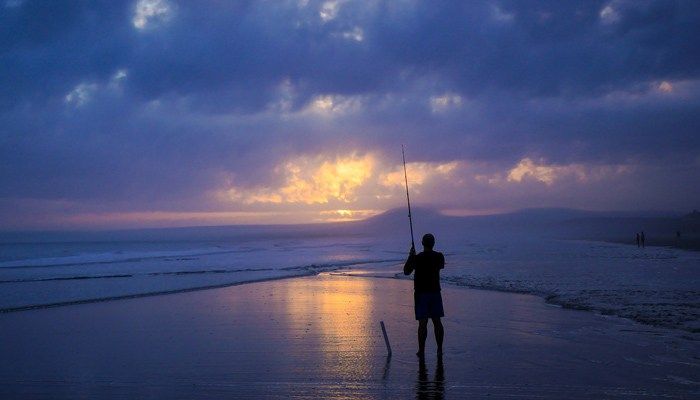 A person died after wade fishing with skin wounds. (Source: Pixabay/file)