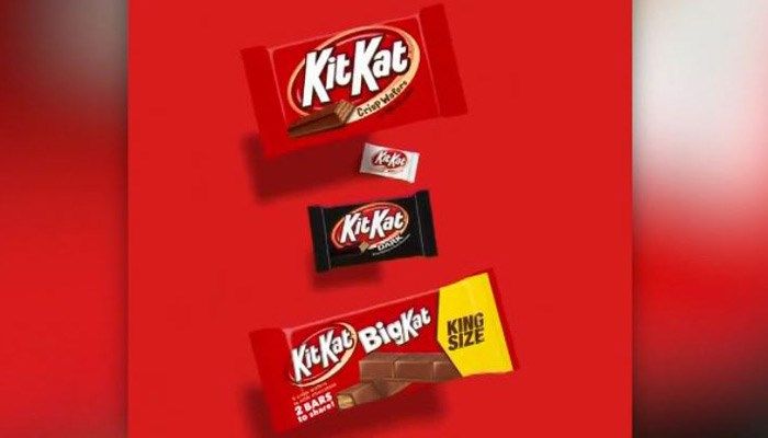 Nestle has been fighting the trademark case on the shape of Kit Kat bars for more than a decade. (Source: Twitter/@KitKat_US/CNN)