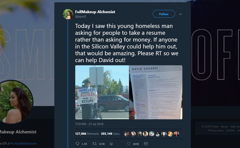 Casarez, a 26-year-old Texas A&M alumnus, told local media he moved to the Bay Area in September 2017 with hopes of launching a startup. (Source: @jaysc0/Twitter)