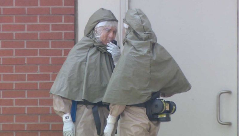 The patient is in isolation at a Denver, CO, hospital while doctors test him for Ebola. (Source: KCNC via CNN)