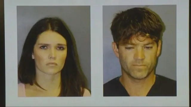 Grant William Robicheaux, 38, and Cerissa Laura Riley, 31 posted bail last week when they were arrested. They will be arraigned on October 25. (Source: KCAL, KCBS, ORANGE COUNTY DA)