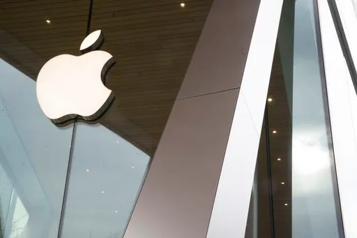 (AP Photo/Mary Altaffer). The Apple logo is displayed at the Apple store in the Brooklyn borough of New York, Thursday, Jan. 3, 2019. Apple's shock warning that its Chinese sales are weakening ratcheted up concerns about the world's second largest econ...