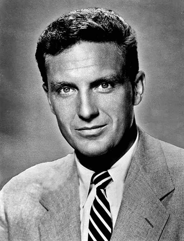 Robert Stack, shown here, was born Jan. 13, 1919. (Source: Wikimedia Commons)