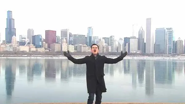 Dan Ponce of WGN in Chicago used the endless winter as a reason to sing his own version of Let It Go. (Source: Dan Ponce/YouTube)